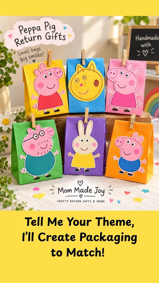 Birthday Return Gifts Theme Packaging